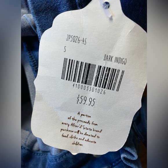 NWT Altar’d State high waisted denim shorts SZ S - Picture 3 of 5